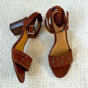 Clark’s Artisan suede heels